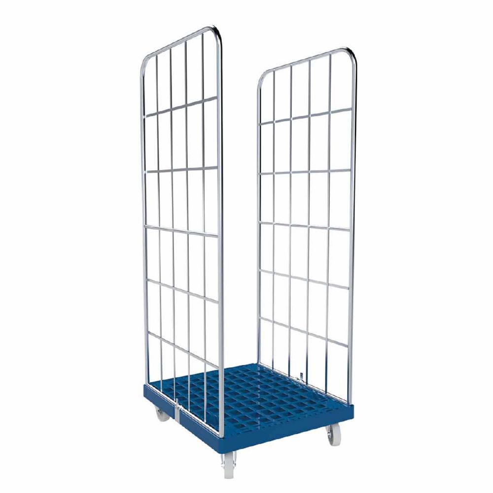 ESB Rollbehälter 1650 KU 2 seitig blau 724 x 815 mm Produktbild ESB Rollbehälter 1650 KU 2 seitig blau 724 x 815 mm
