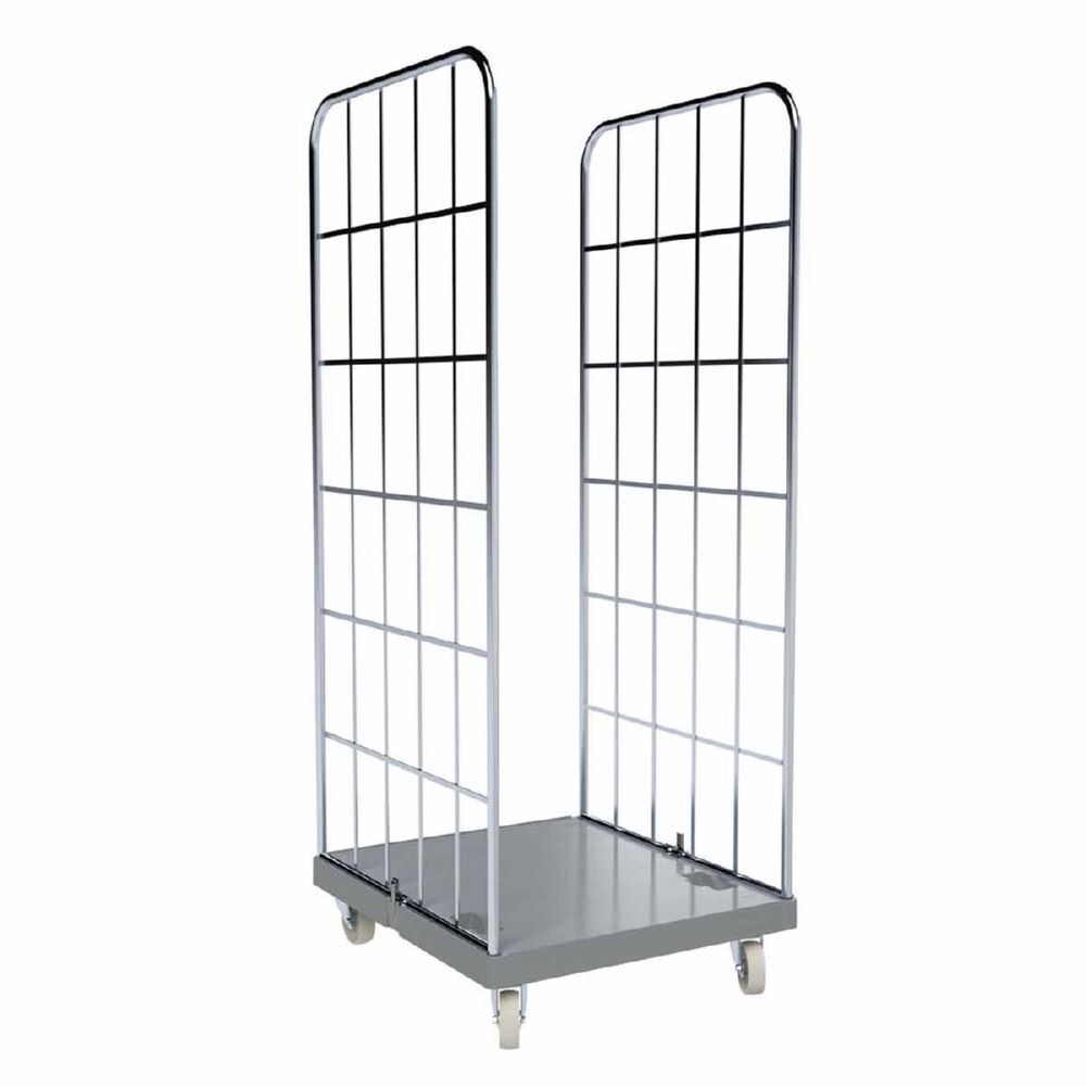 ESB Rollbehälter 1650 KU geschlossene Ladefläche grau H 1830 mm Produktbild ESB Rollbehälter 1650 KU geschlossene Ladefläche grau H 1830 mm