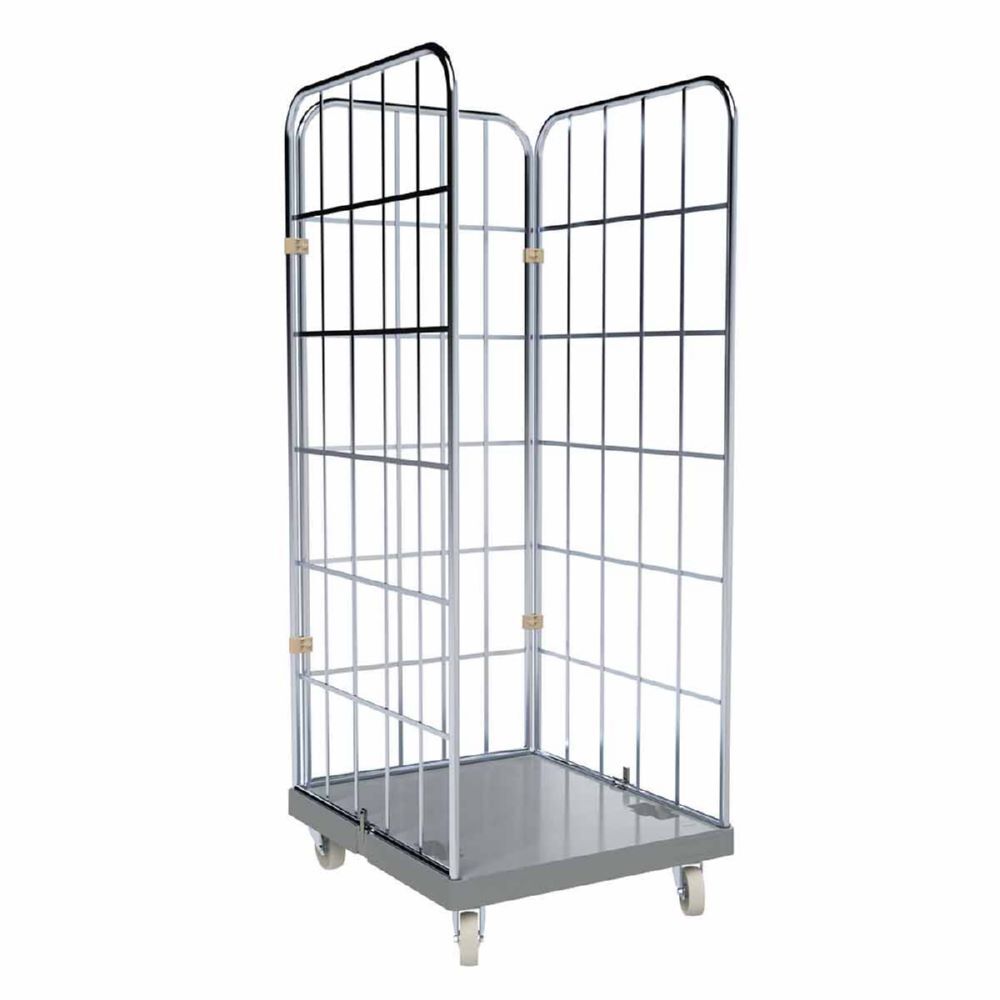 ESB Rollbehälter 1650 KU geschlossene Ladefläche grau H 1830 mm Produktbild ESB Rollbehälter 1650 KU geschlossene Ladefläche grau H 1830 mm