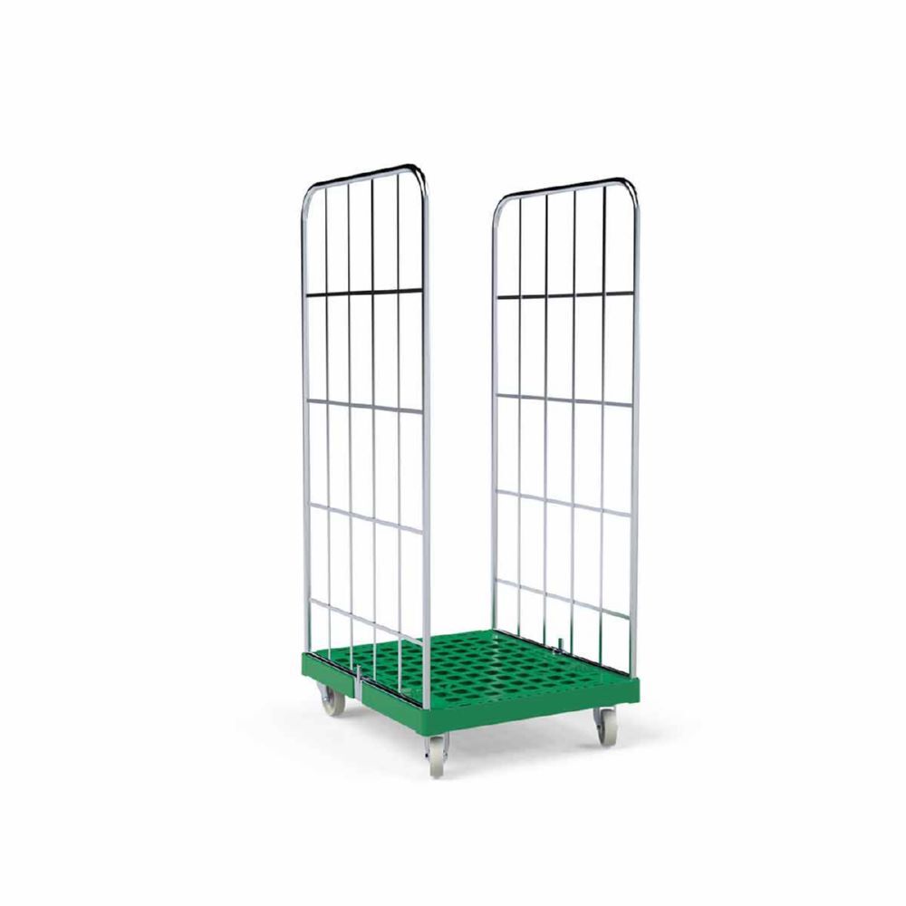 ESB Rollbehälter 1460 KU 2 seitig grün 724 x 815 mm ESB Rollbehälter 1460 KU 2 seitig grün 724 x 815 mm