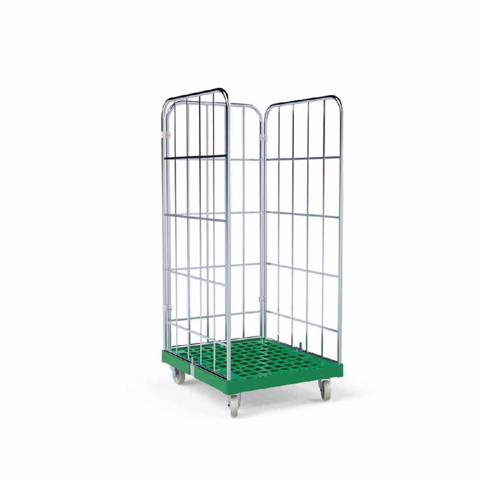 ESB Rollbehälter 1460 KU Cr3 grün H 1640 mm Produktbild ESB Rollbehälter 1460 KU Cr3 grün H 1640 mm bild 2