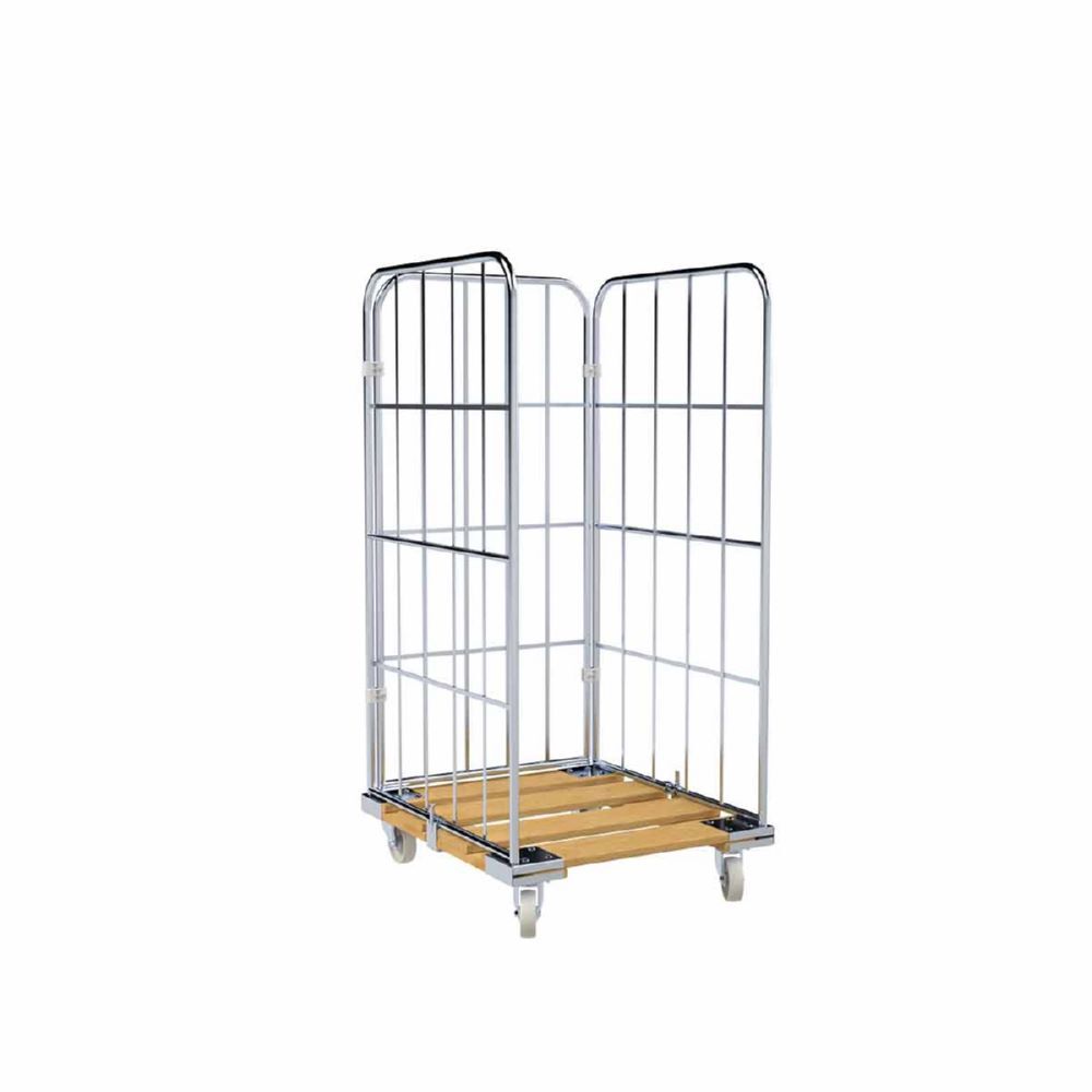 ESB Rollbehälter 1350 HO 3 seitig 724 x 810 x 1530 mm Produktbild ESB Rollbehälter 1350 HO 3 seitig 724 x 810 x 1530 mm