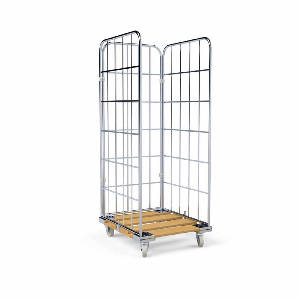 ESB Rollbehälter 1650 HO 3 seitig 724 x 810 x 1830 mm Produktbild ESB Rollbehälter 1650 HO 3 seitig 724 x 810 x 1830 mm bild 2