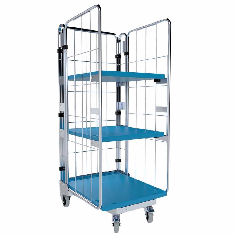 ESB Rollbehälter nestbar 1550 KU klappbar H 1770 mm Produktbild ESB Rollbehälter nestbar 1550 KU klappbar H 1770 mm