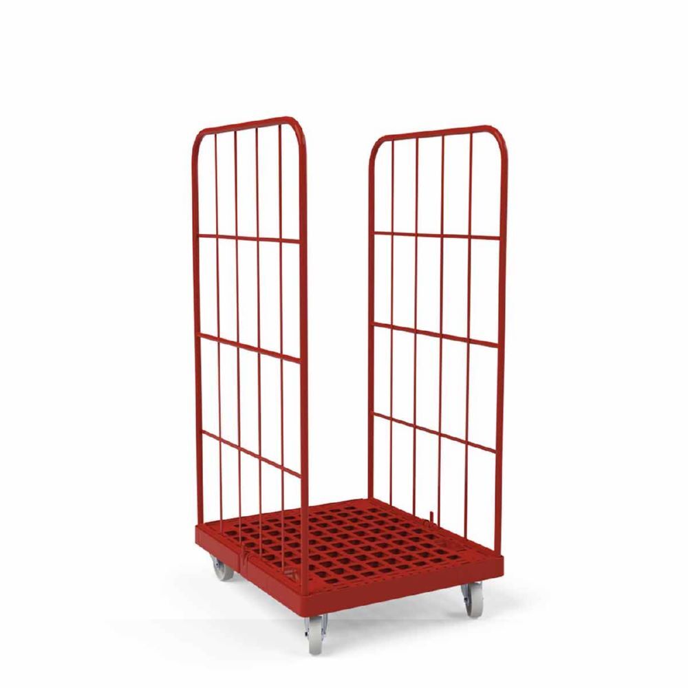 ESB Rollbehälter 1350 KU 2 seitig rot 724 x 815 mm Produktbild ESB Rollbehälter 1350 KU 2 seitig rot 724 x 815 mm bild 2