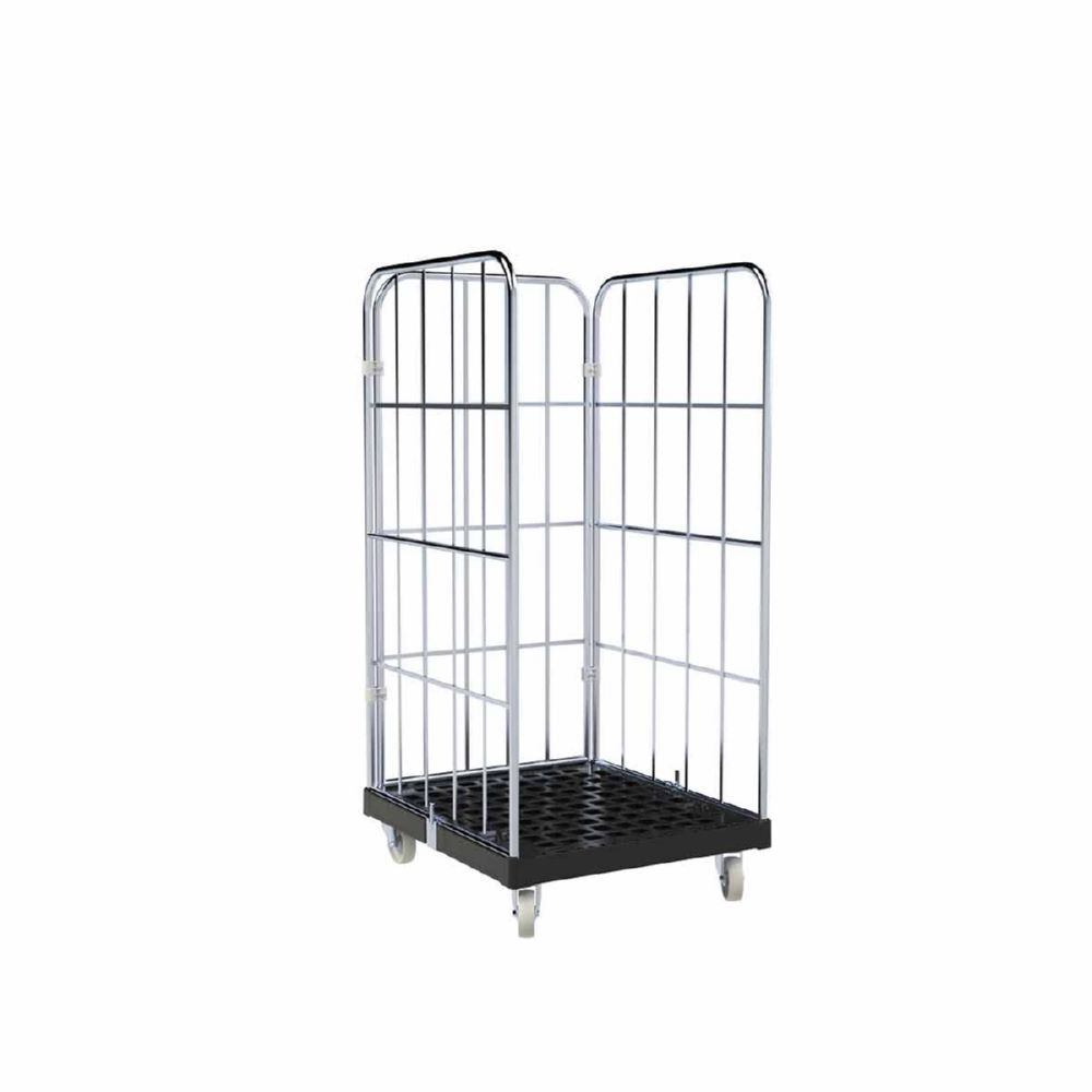 ESB Rollbehälter 1350 KU mit 3 Seiten schwarz H 1530 mm ESB Rollbehälter 1350 KU mit 3 Seiten schwarz H 1530 mm