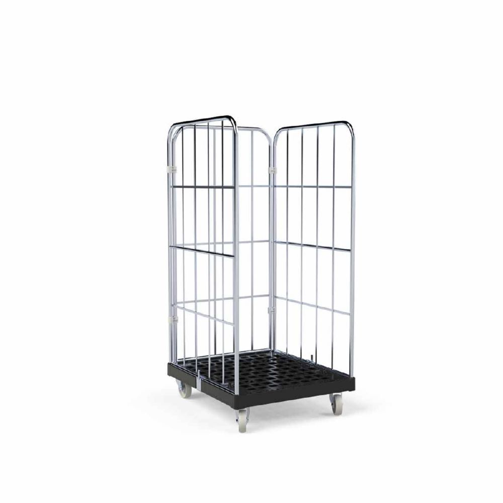 ESB Rollbehälter 1350 KU mit 3 Seiten schwarz H 1530 mm ESB Rollbehälter 1350 KU mit 3 Seiten schwarz H 1530 mm