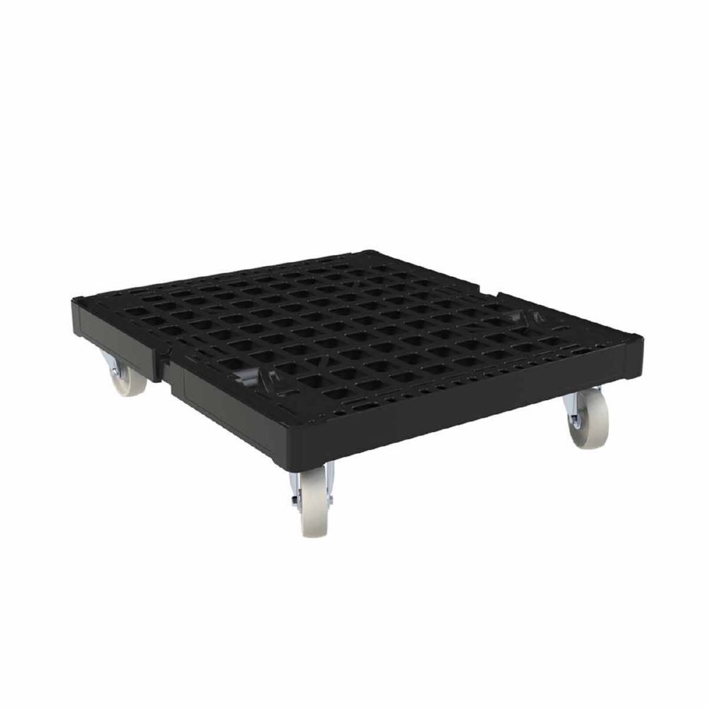 ESB Rollplatte KU d108PP schwarz 724 x 815 x 192 mm Produktbild ESB Rollplatte KU d108PP schwarz 724 x 815 x 192 mm