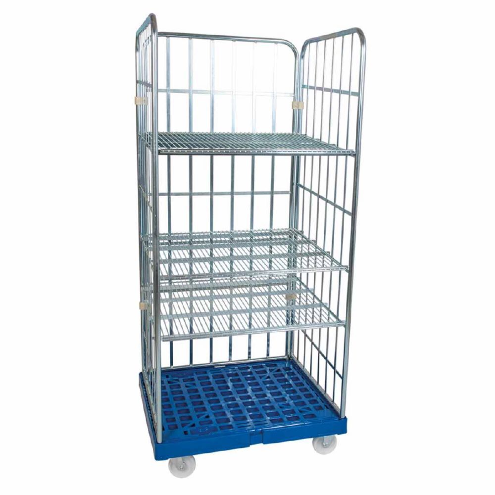ESB Rollregal 1600 KU 3 Böden einlegbar blau H 1790 mm Produktbild ESB Rollregal 1600 KU 3 Böden einlegbar blau H 1790 mm