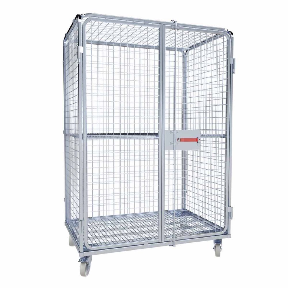 ESB Stahlrollbehälter ADB 1600 1 Zwischenboden 1200 x 800 x 1820 mm Produktbild ESB Stahlrollbehälter ADB 1600 1 Zwischenboden 1200 x 800 x 1820 mm