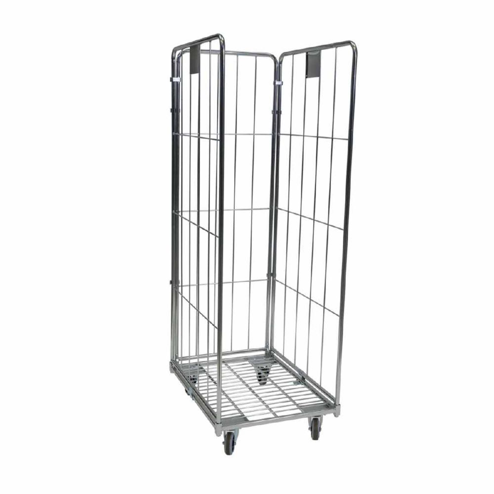 ESB Stahlrollbehälter 1650 3 Seiten 600 x 800 x 1800 mm Produktbild ESB Stahlrollbehälter 1650 3 Seiten 600 x 800 x 1800 mm