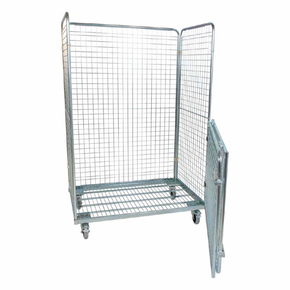 ESB Stahlrollbehälter 1600 klappbare Vorderwand 1200 x 800 x 1820 mm Produktbild ESB Stahlrollbehälter 1600 klappbare Vorderwand 1200 x 800 x 1820 mm bild 3