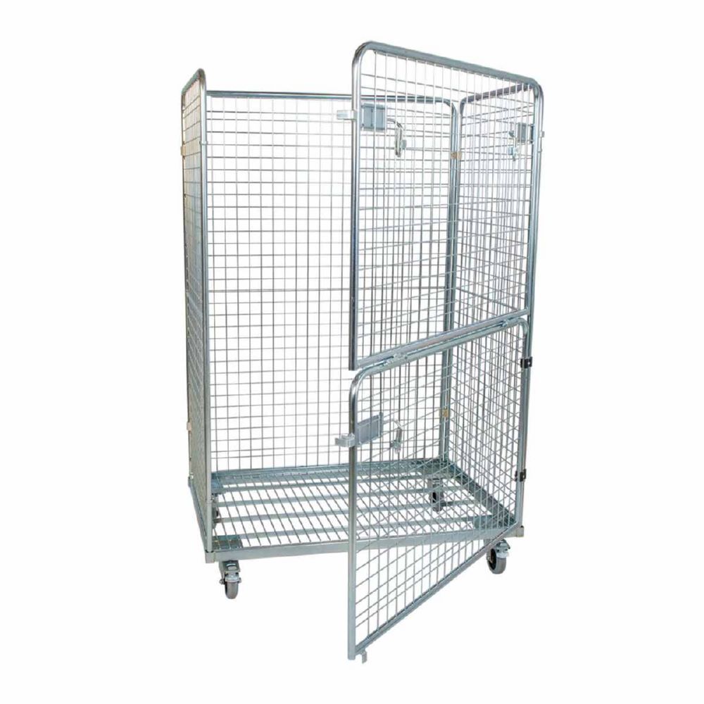 ESB Stahlrollbehälter 1600 klappbare Vorderwand 1200 x 800 x 1820 mm Produktbild ESB Stahlrollbehälter 1600 klappbare Vorderwand 1200 x 800 x 1820 mm bild 5