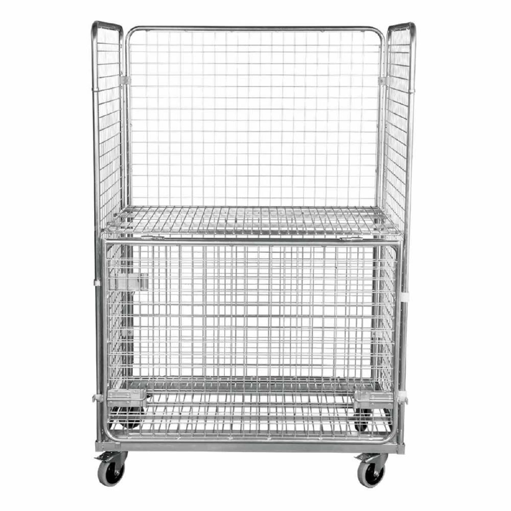 ESB Stahlrollbehälter 1600 klappbare Vorderwand 1200 x 800 x 1820 mm Produktbild ESB Stahlrollbehälter 1600 klappbare Vorderwand 1200 x 800 x 1820 mm bild 7