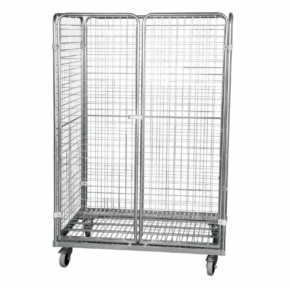 ESB Stahlrollbehälter 1600 mit 2 Flügeltüren 1200 x 800 x 1820 mm Produktbild ESB Stahlrollbehälter 1600 mit 2 Flügeltüren 1200 x 800 x 1820 mm