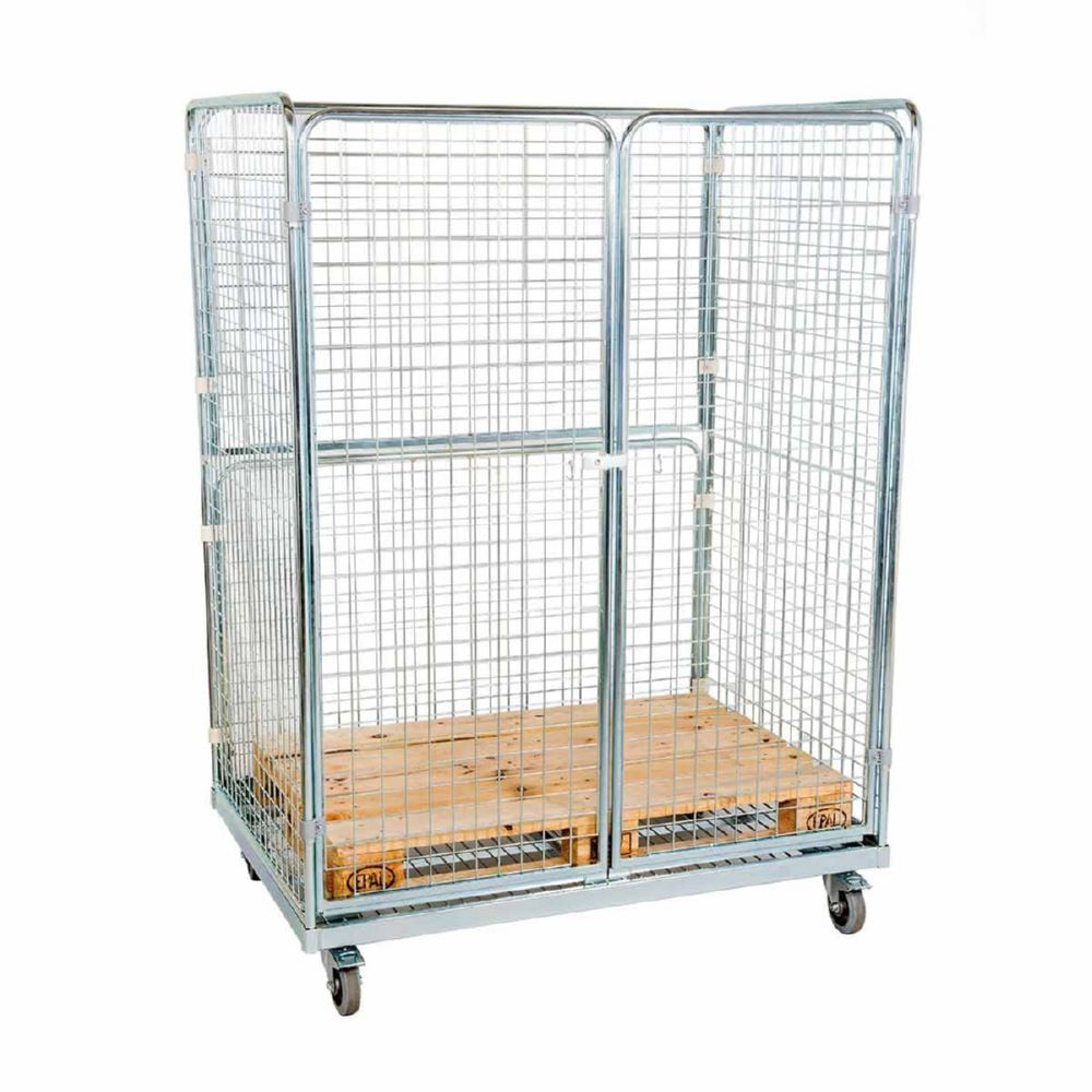 ESB Stahlrollbehälter 1600 2 Türen H 1820 mm Produktbild ESB Stahlrollbehälter 1600 2 Türen H 1820 mm bild 2