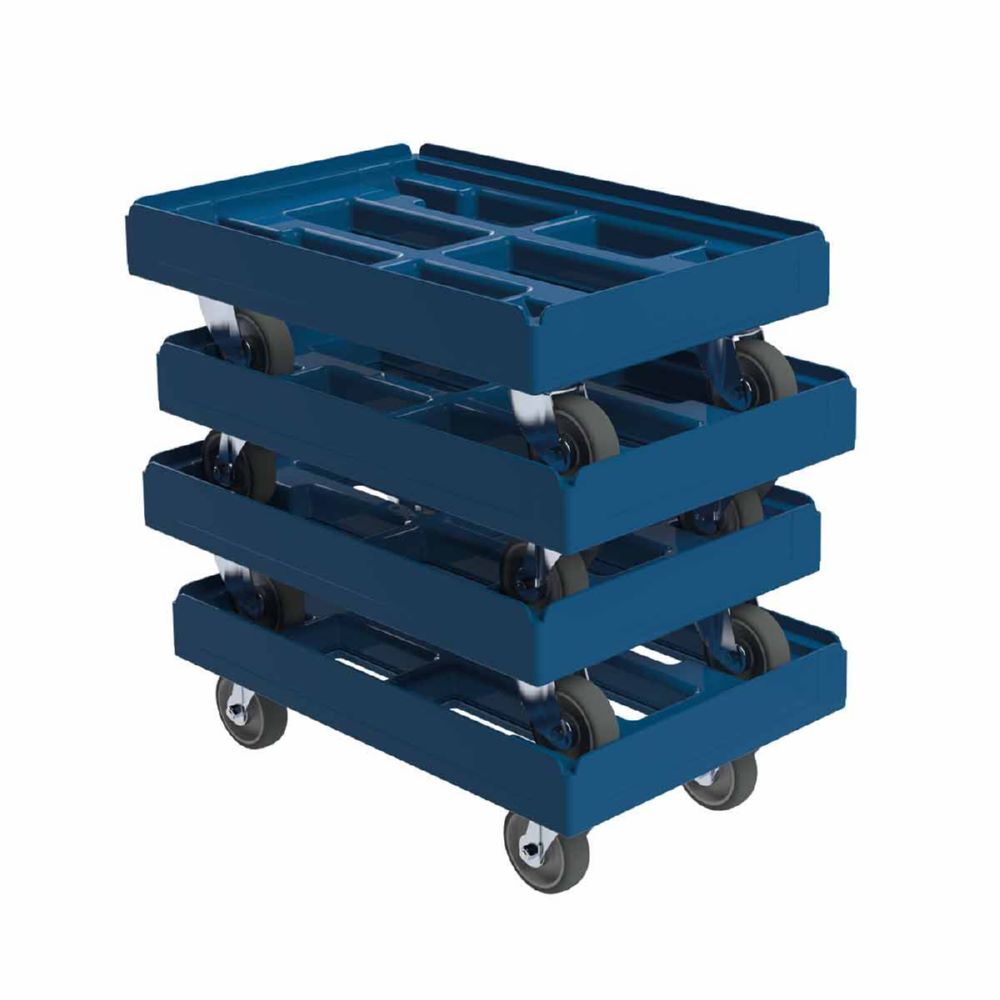 ESB Transportroller KU 100 TPE blau 610 x 410 x 196 mm Produktbild ESB Transportroller KU 100 TPE blau 610 x 410 x 196 mm bild 3
