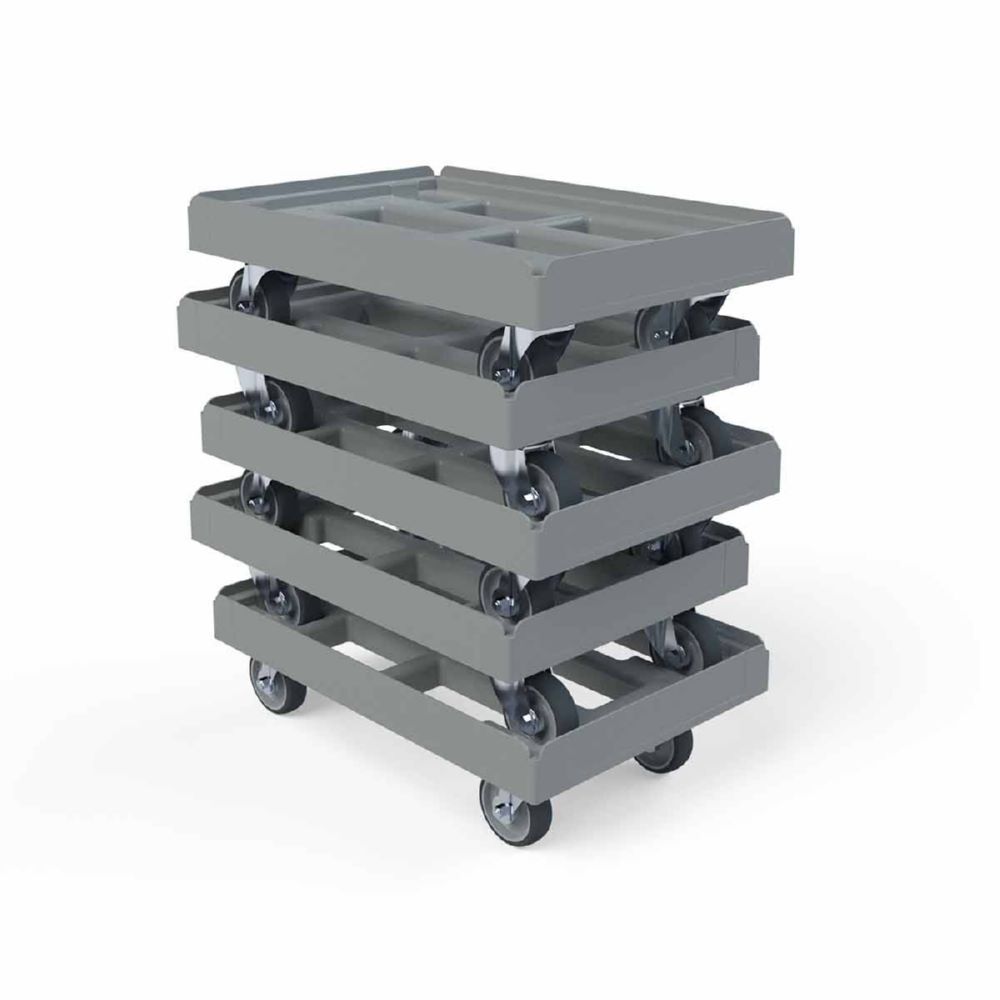 ESB Transportroller KU offen grau 410 x 610 x 183 mm Produktbild ESB Transportroller KU offen grau 410 x 610 x 183 mm bild 3