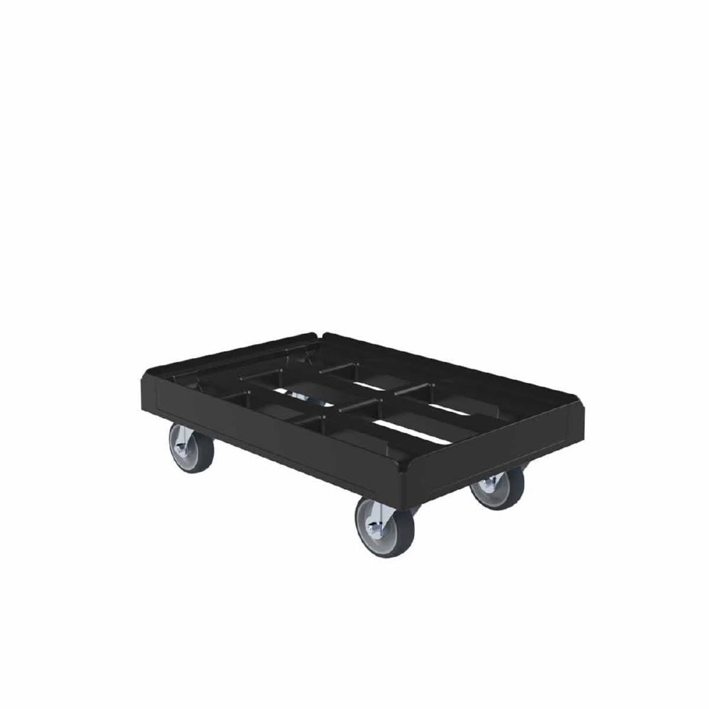 ESB Transportroller KU offen schwarz 610 x 410 x 183 mm Produktbild ESB Transportroller KU offen schwarz 610 x 410 x 183 mm