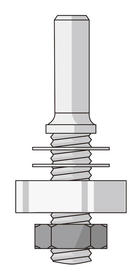 Famag Aufnahmeschaft mit 13 mm zu 3108 ohne Kugellage Produktbild Famag Aufnahmeschaft mit 13 mm zu 3108 ohne Kugellage