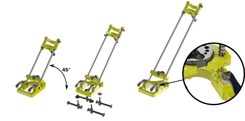 Famag Bohrständer schwenkbar mit Spannvo Famag Bohrständer schwenkbar mit Spannvorrichtung 320mm