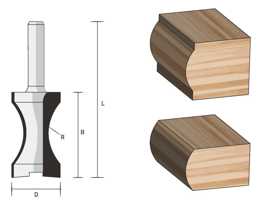 Famag HM-Flachstabfräser Schafdurchmesser 6,0mm Produktbild Famag HM-Flachstabfräser Schafdurchmesser 6,0mm
