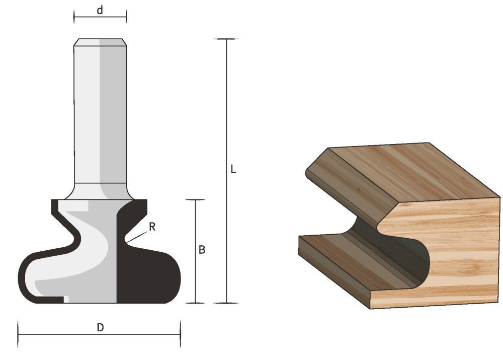 Famag HM-GriffNutfräser Schafdurchmesser 8,0mm Produktbild Famag HM-GriffNutfräser Schafdurchmesser 8,0mm