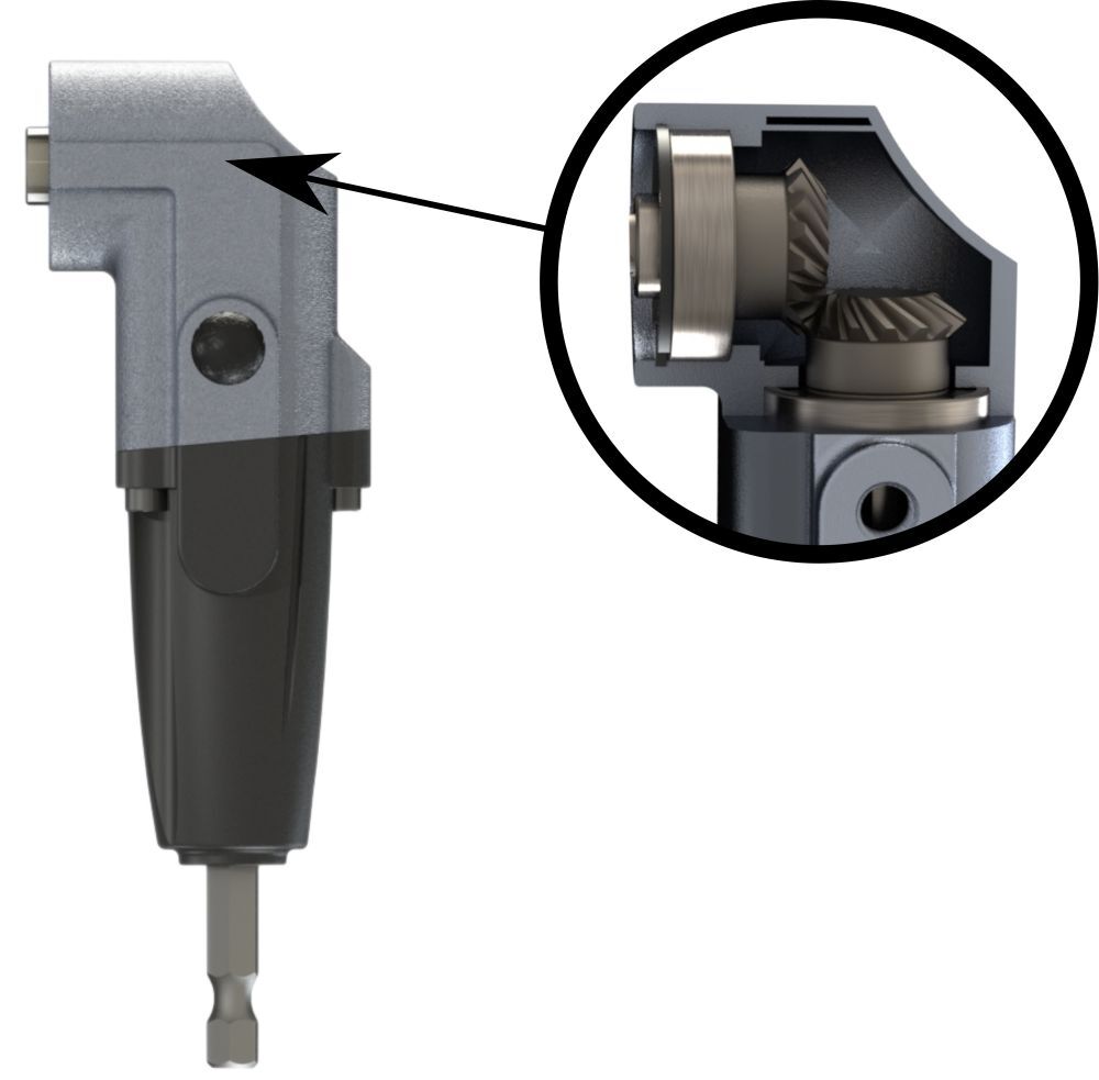Famag Winkelschraubvorrichtung 90fix plus Holzspiralbohrer Bits Set Produktbild Famag Winkelschraubvorrichtung 90fix plus Holzspiralbohrer Bits Set bild 2