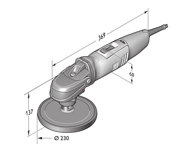 Fein Polierer WPO 14-15 E - Set 1200 W Produktbild Fein Polierer WPO 14-15 E - Set 1200 W bild 2