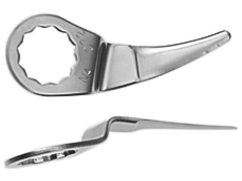 Fein Schneidmesser geschwungene Z Form Pack mit 2 Stück 80 x 45 mm Produktbild Fein Schneidmesser geschwungene Z Form Pack mit 2 Stück 80 x 45 mm