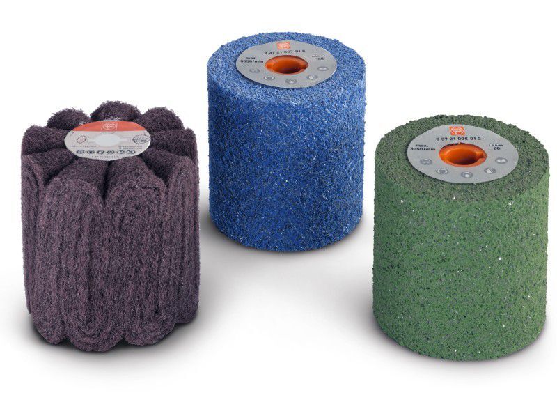 Fein Edelstahl-Set Satinieren Fläche Produktbild Fein Edelstahl-Set Satinieren Fläche