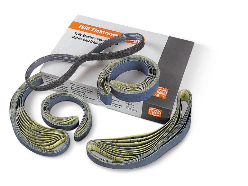 Fein Schleifbänder Basis-Set Rohrschleifer Produktbild Fein Schleifbänder Basis-Set Rohrschleifer