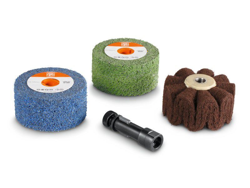 Fein Edelstahl-Set Satinieren Profile Produktbild Fein Edelstahl-Set Satinieren Profile