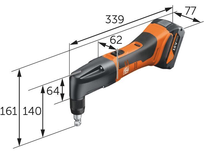 Produktbild ABLK 18 1.3 CSE AS Set 2x 5 Ah bild 2