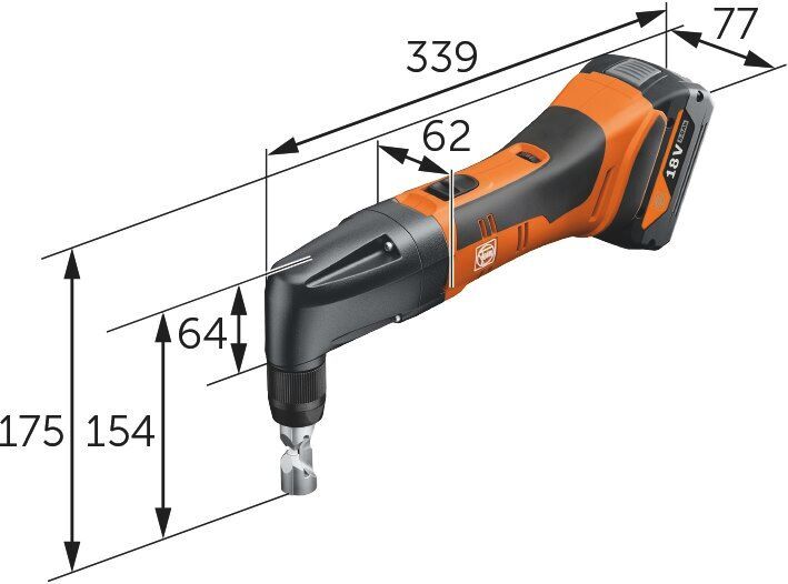 Produktbild ABLK 18 1.6 E AS Set 1x 5 Ah bild 2