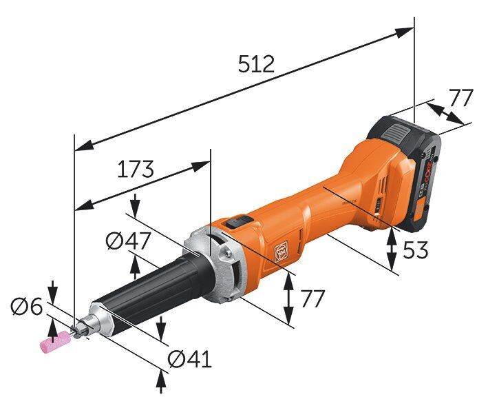 Produktbild AGSZ 18-280 LBL AS bild 2