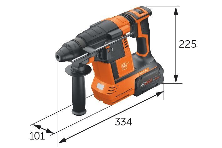 Produktbild Akku-Bohrhammer ABH 18-26 AS Set 5 Ah bild 2
