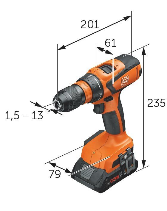 Produktbild Akku-Bohrschrauber ASCM 18 QSW AS (im Karton) bild 2