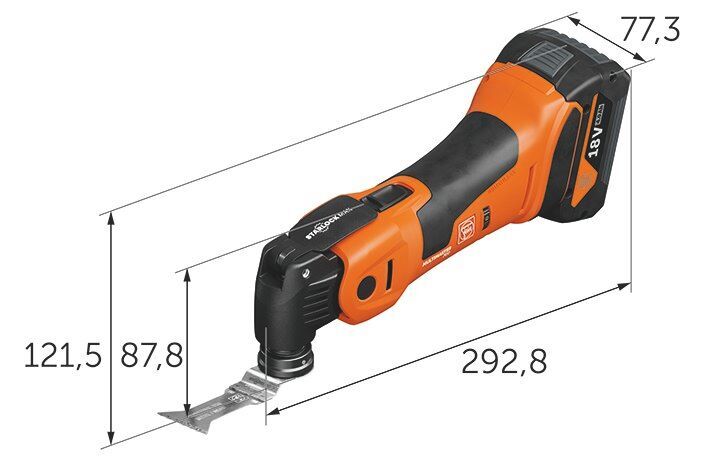 Produktbild Akku MULTIMASTER AMM 700 Max Top 4 Ah AS bild 2