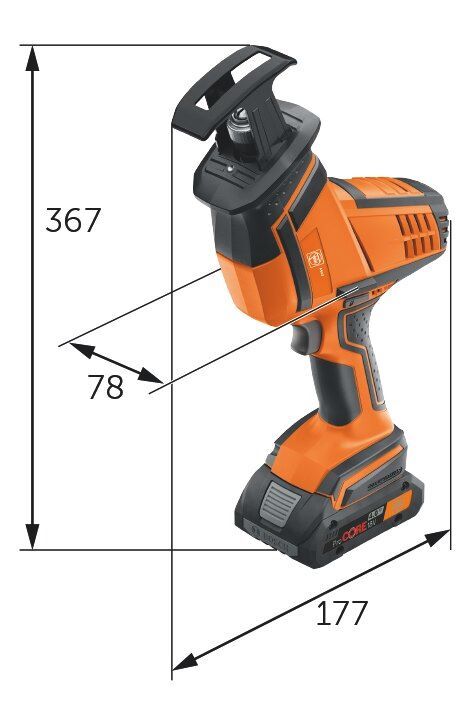 Produktbild Akku-Säbelsäge ASAS 18-21 K AS bild 2