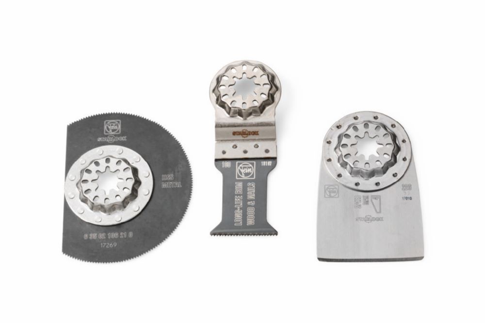 Fein Elektrowerkzeuge Renovierungsset Combo Starlock Renovation Aufnahme SL für Multitool Produktbild Fein Elektrowerkzeuge Renovierungsset Combo Starlock Renovation Aufnahme SL für Multitool