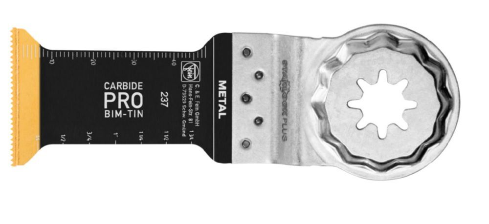 Fein E Cut Carbide Pro Länge 60mm Breite 32mm 5 Stück Aufnahme SLP Produktbild Fein E Cut Carbide Pro Länge 60mm Breite 32mm 5 Stück Aufnahme SLP bild 1