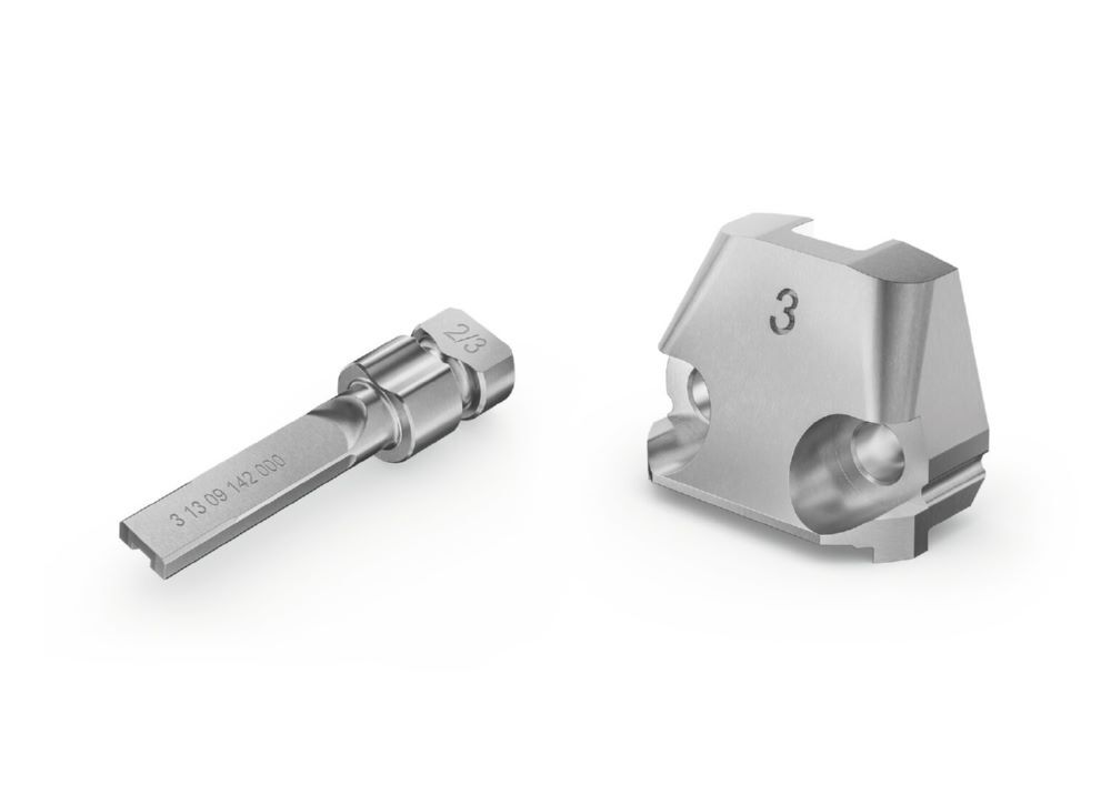 Produktbild Fein Stempel und Matrize im Set für Edelstahlblech
