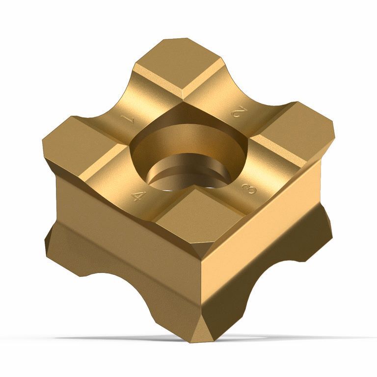 Fein Elektrowerkzeuge Wendeschneidplatte KX Radius 3 mm für Edelstahl Produktbild Fein Elektrowerkzeuge Wendeschneidplatte KX Radius 3 mm für Edelstahl