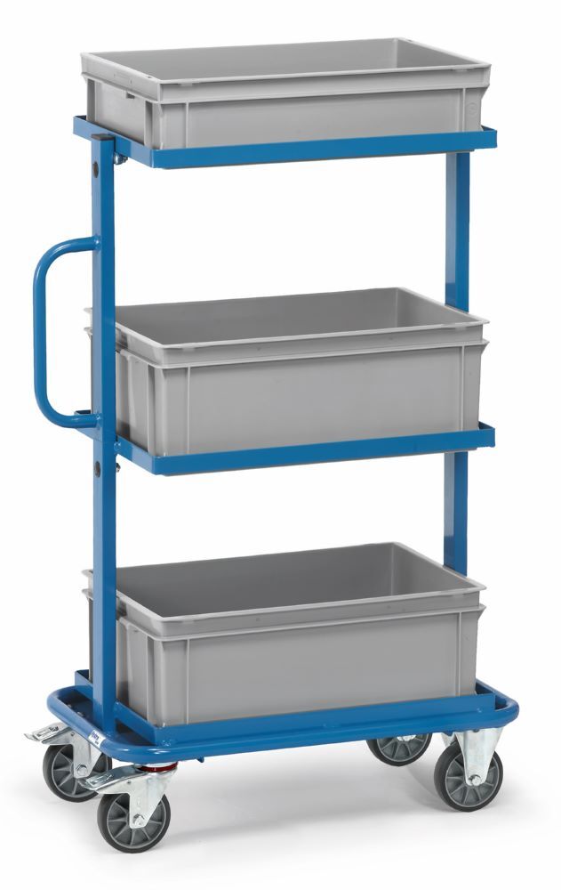 Fetra Beistellwagen 32902 Transportwagen mit 3 Kästen Produktbild Fetra Beistellwagen 32902 Transportwagen mit 3 Kästen