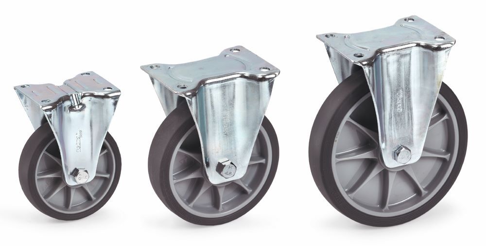 Fetra Bockrolle Räder mit TPE-Bereifung 200 x 40 mm Produktbild Fetra Bockrolle Räder mit TPE-Bereifung 200 x 40 mm