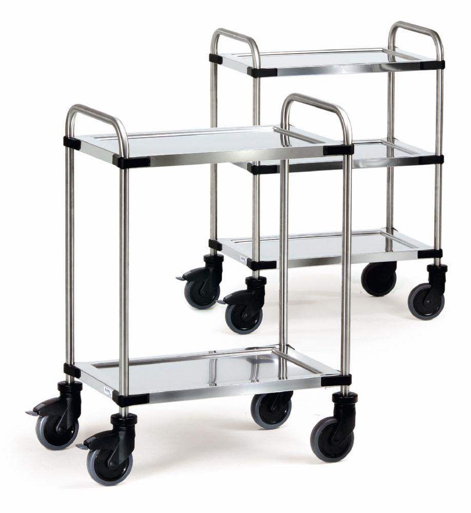 Fetra Edelstahlwagen 5038 Maße 470 x 950 x 700 mm bis 150 kg Produktbild Fetra Edelstahlwagen 5038 Maße 470 x 950 x 700 mm bis 150 kg