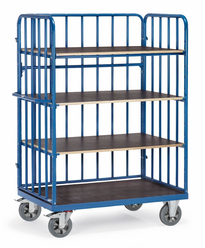 Fetra Etagenwagen 18312-1 mit Gitter 724 x 1817 x 1184 mm Produktbild Fetra Etagenwagen 18312-1 mit Gitter 724 x 1817 x 1184 mm