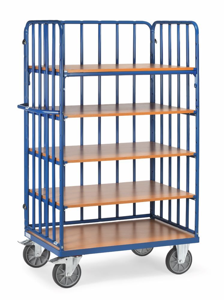 Fetra Etagenwagen 8351-1 Maße 630 x 1800 x 1169 mm 5 Etagen Produktbild Fetra Etagenwagen 8351-1 Maße 630 x 1800 x 1169 mm 5 Etagen