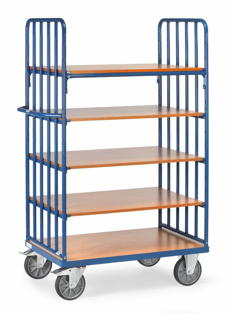 Fetra Etagenwagen 8353 Maße 809 x 1800 x 1369 mm RAL5007 Produktbild Fetra Etagenwagen 8353 Maße 809 x 1800 x 1369 mm RAL5007